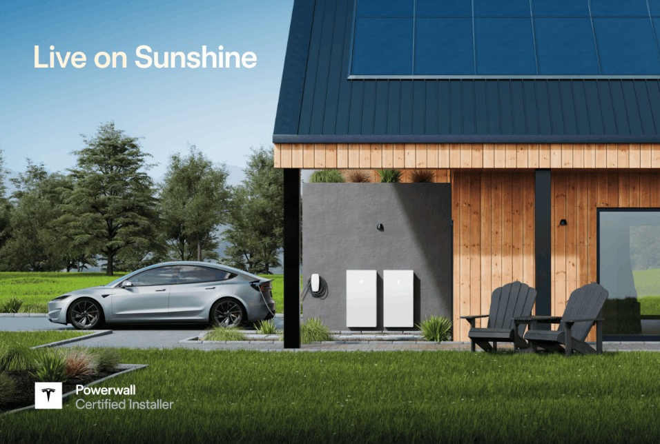 Live on Sunshine home with Tesla and Powerwall